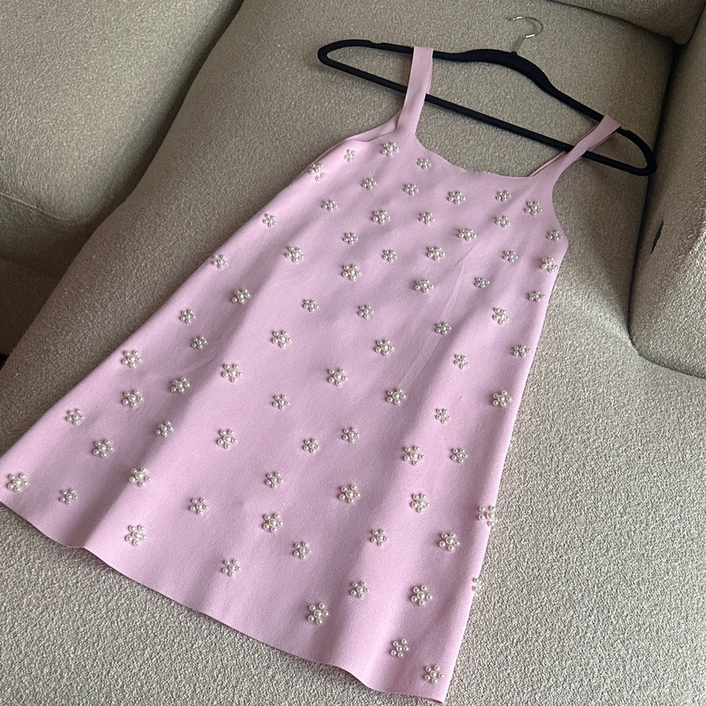 Zara Pink Floral Mini Dress